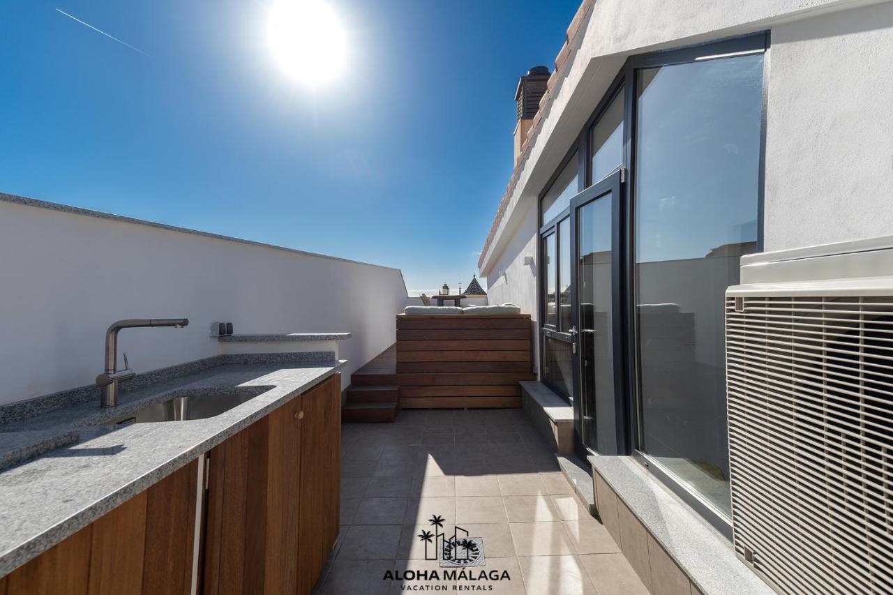 Luxury Duplex With Pool And Padel Court In Town Daire Málaga Dış mekan fotoğraf